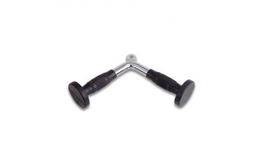 Angled tricep bar