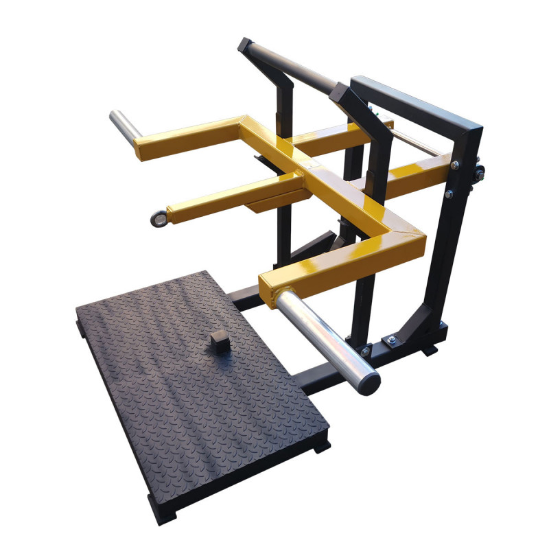 Máquina de sentadillas con cinturón