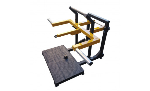 Máquina de sentadillas con cinturón