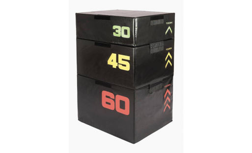 Set of 3 stackable Soft Plyo Boxes