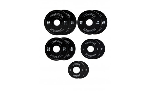 Paire de disques micro-charges en caoutchouc