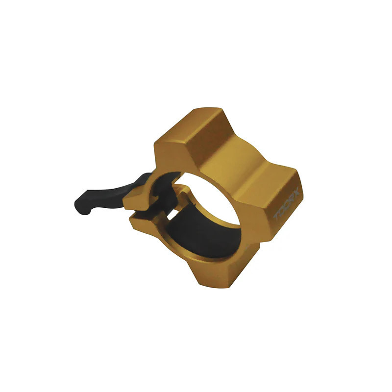 Par de cierres de barra en aluminio (oro)