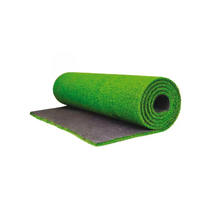 Roll covering for synthetic grass flooring