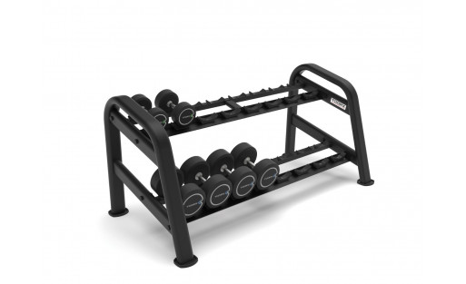 Rack Modulaire à 2 Étagères pour Haltères Ronds