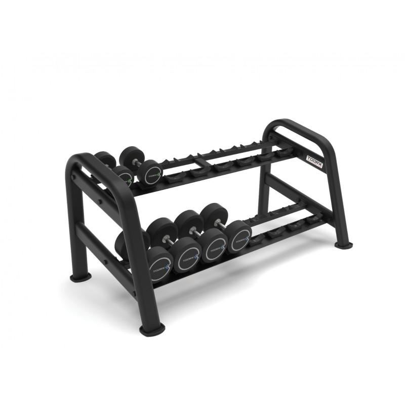 Modular 2-Shelf Round Dumbbell Rack Modular 2-Shelf Round Dumbbell Rack