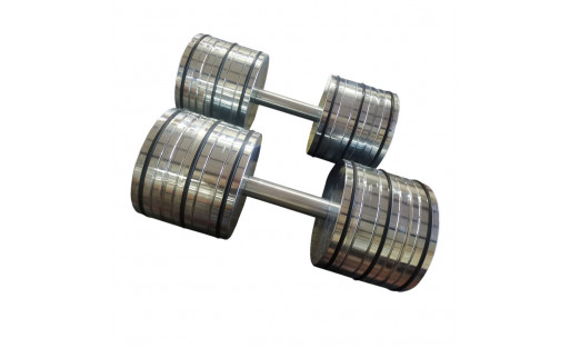 Pair of 80 kg dumbbells | Dumbbells made of steel.