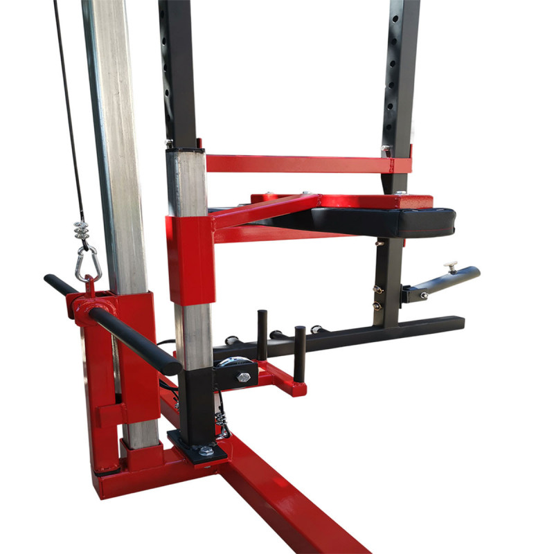 Power Rack con Lat Machine | Estructura Multifuncional