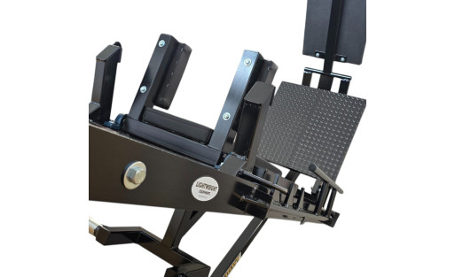 Combinata de sentadillas con prensa de piernas