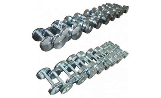 Jeu d'haltères en acier 2 à 50 kg