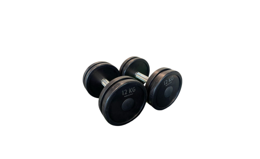 Black Galvanized Steel Dumbbell Set 2 to 40kg