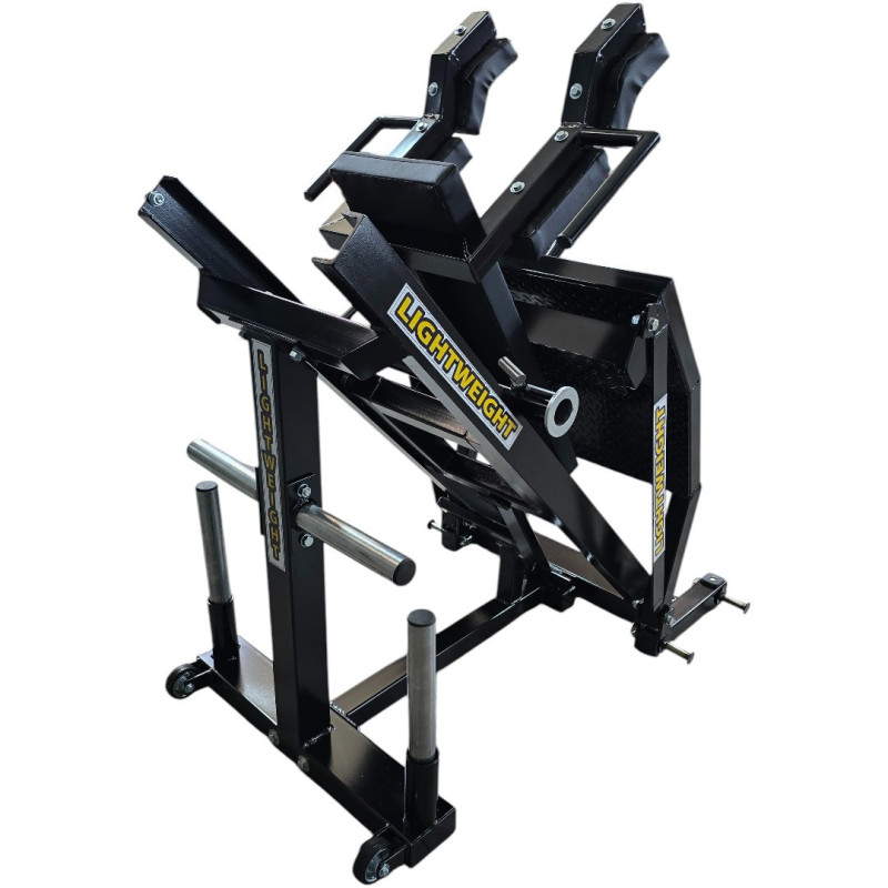 Sentadilla Hack / Inversa / Gemelos – Máquina Compacta a 45°-SPORTARETUSA