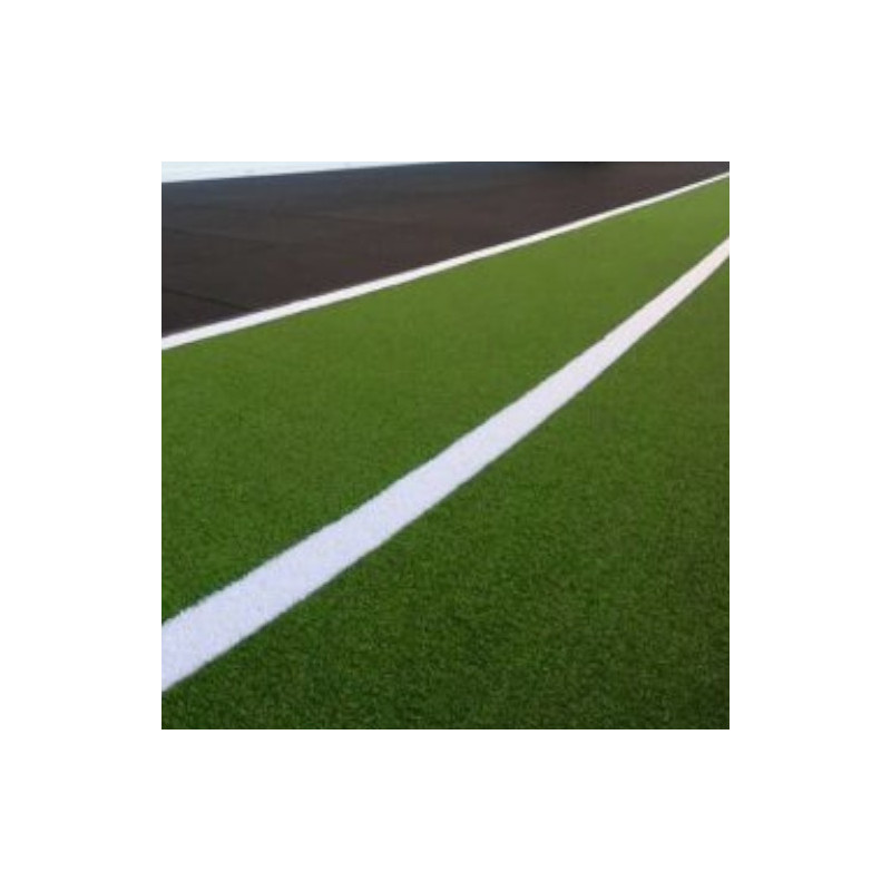 Gazon artificiel avec lignes blanches
