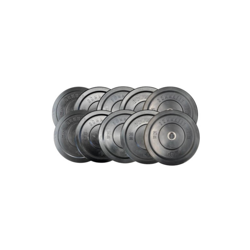 Set Bumper training gomma sintetica 150kg