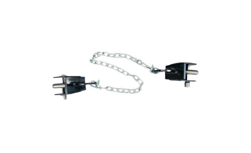 Safety chains for racks