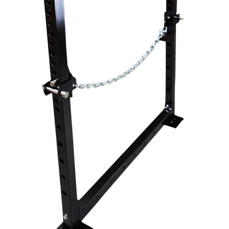 Safety chains for racks