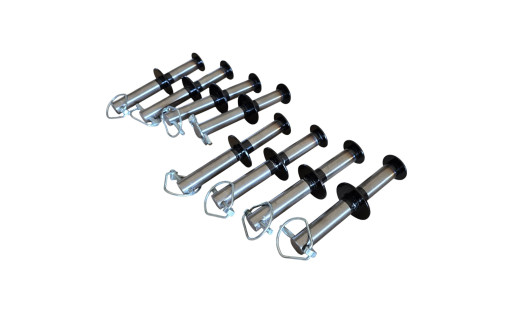 Elastic Pins for Racks