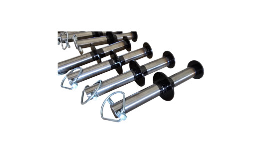 Elastic Pins for Racks