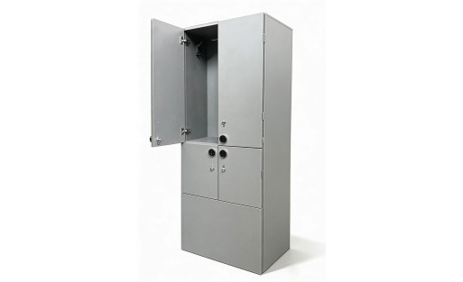 Armario de 4 puertas con espacio para un banco