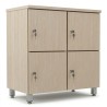 Armoire à casiers modulable pour objets de valeur, 4 compartiments