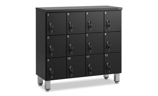 Armoire à casiers modulable pour objets de valeur, 12 emplacements | SPORTARETUSA