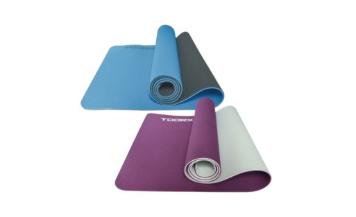 Tapis de yoga professionnel bicolore en TPE | SPORTARETUSA