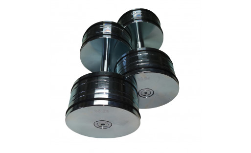 Pair Of 34 kg Dumbbells