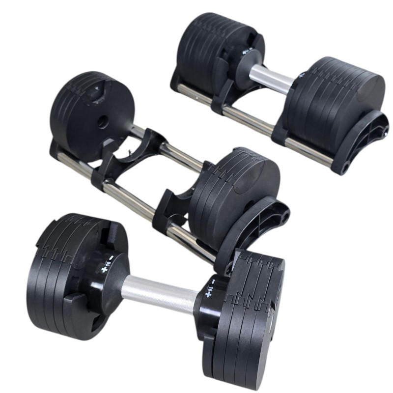 Pareja de Mancuernas Ajustables 2,5–24 kg | SPORTARETUSA Pareja de Mancuernas Ajustables 2,5–24 kg | SPORTARETUSA